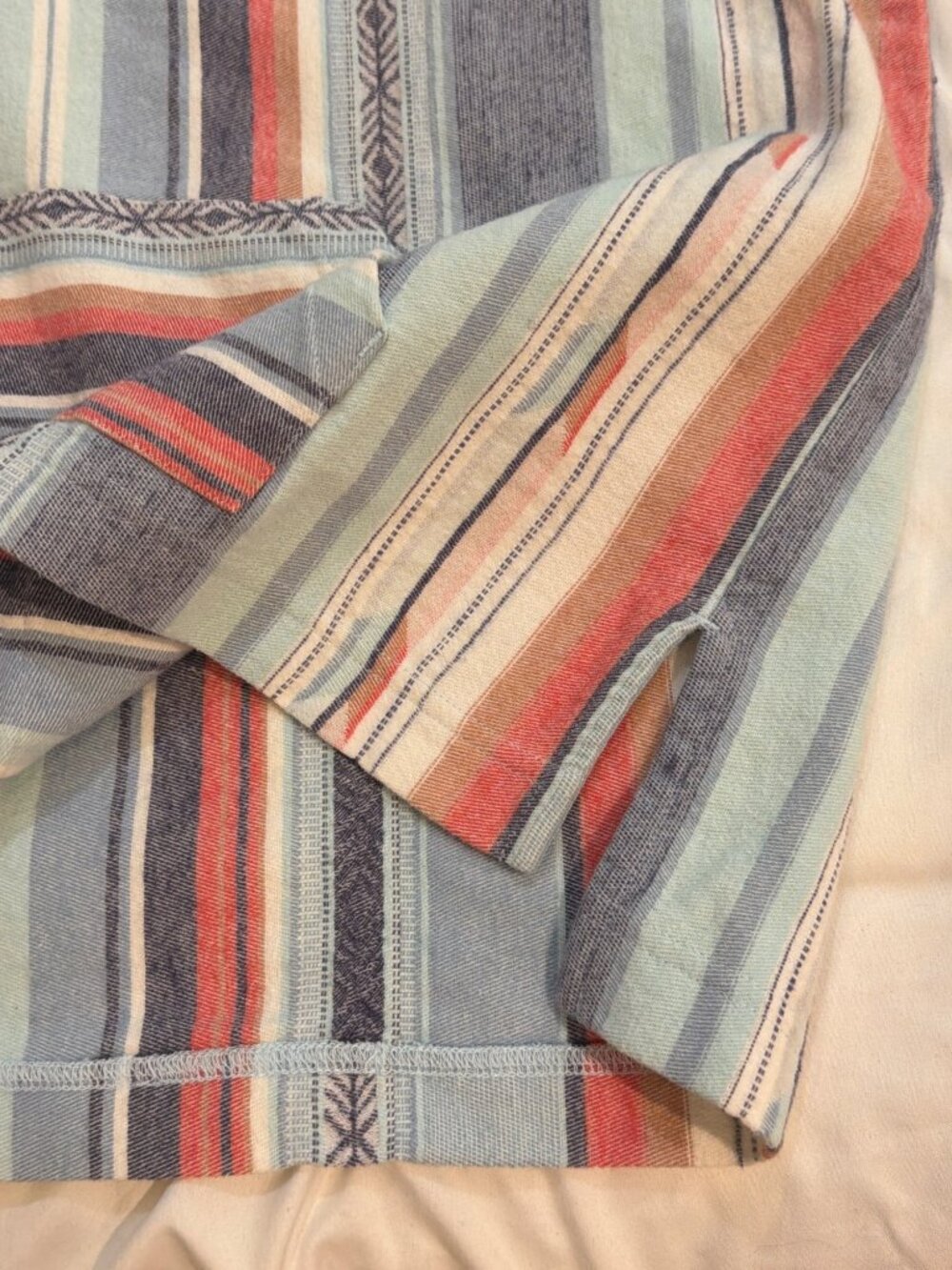 NWT Faherty Baja Hoodie Small Organic Cisco Brewers Nantucket Logo Striped $158 - Picture 11 of 17